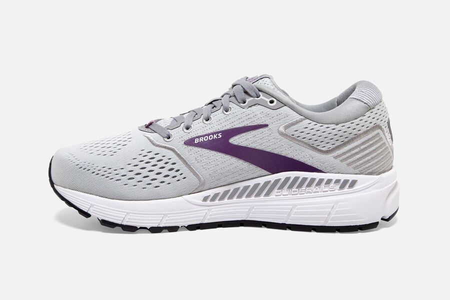 Ariel \'20 Road Brooks Running Shoes NZ Womens - Grey/Purple - KNDTIH-563